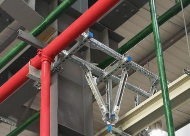 汝阳该抗震支架的整体式支吊架结构协调性好